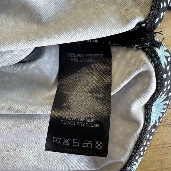 Belyn Key Moonstruck Floral Glacier Long Sleeve Golf Athletic UPF Shirt Medium - Picture 12 of 13